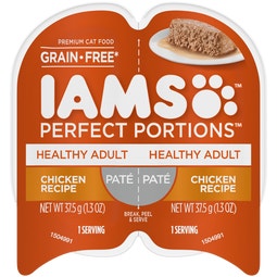IAMS™ PERFECT PORTIONS™ HEALTHY ADULT PATÉ - CHICKEN RECIPE image