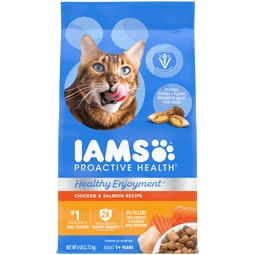 IAMS™ HEALTHY ENJOYMENT™ DRY CAT CHICKEN & SALMON image
