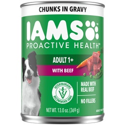 IAMS™ ADULT BEEF CHUNKS IN GRAVY image