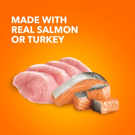 IAMS™ PERFECT PORTIONS™ INDOOR PATÉ VARIETY PACK- SALMON RECIPE & TURKEY RECIPE 12CT image 1