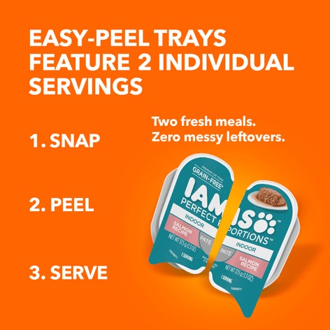IAMS™ PERFECT PORTIONS™ INDOOR PATÉ - SALMON RECIPE image 1