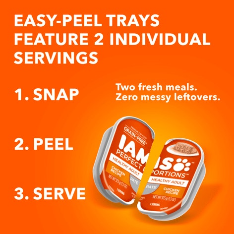 IAMS™ PERFECT PORTIONS™ Healthy Adult Pate Wet Cat Food, Variety Recipe image 1