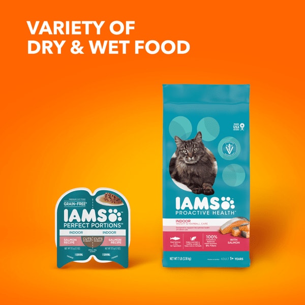 IAMS™ PROACTIVE HEALTH™ ADULT INDOOR WEIGHT & HAIRBALL CARE WITH SALMON image 5