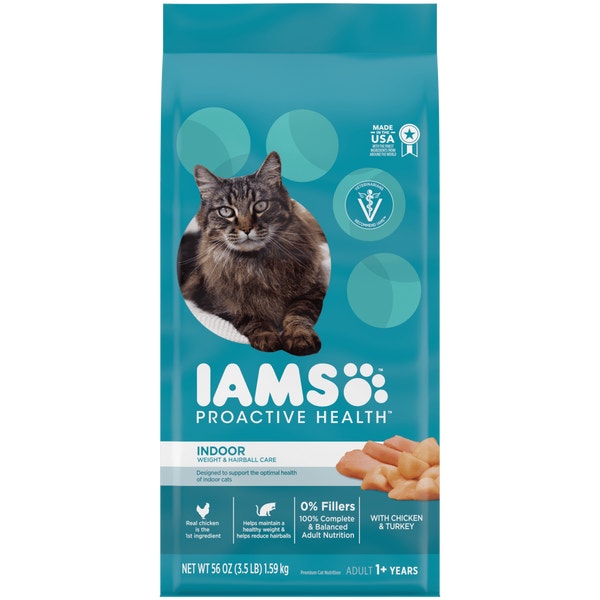 IAMS™ PROACTIVE HEALTH™ ADULT INDOOR WEIGHT & HAIRBALL CARE WITH CHICKEN & TURKEY image 1
