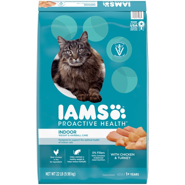 IAMS™ PROACTIVE HEALTH™ ADULT INDOOR WEIGHT & HAIRBALL CARE WITH CHICKEN & TURKEY image 1