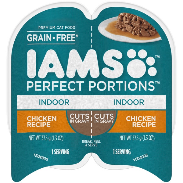 IAMS™ PERFECT PORTIONS™ INDOOR CUTS IN GRAVY - CHICKEN RECIPE image 1