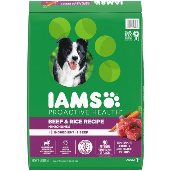 IAMS™ ADULT BEEF AND RICE image 1