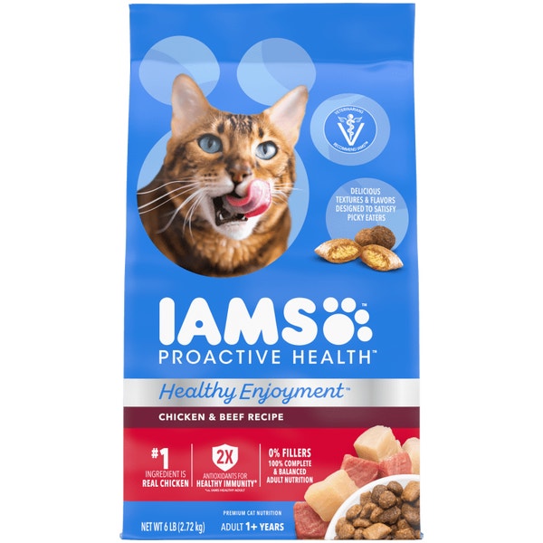 IAMS™ HEALTHY ENJOYMENT™ DRY CAT CHICKEN & BEEF image 1