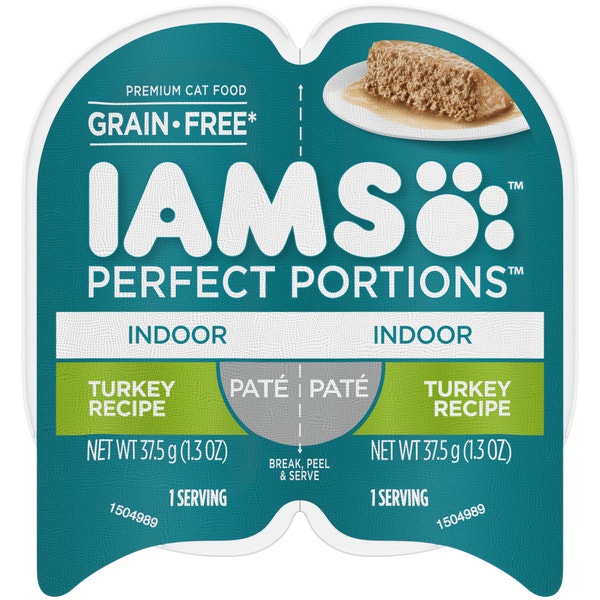 IAMS™ PERFECT PORTIONS™ INDOOR PATÉ - TURKEY RECIPE image 1