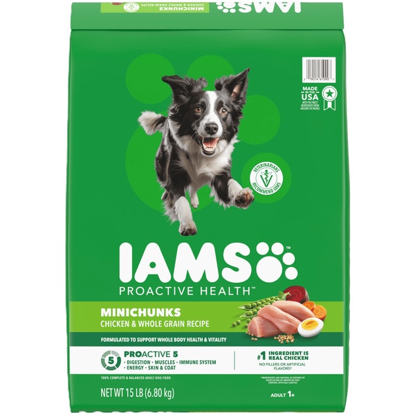 IAMS™ MINICHUNKS CHICKEN & WHOLE GRAINS image 1