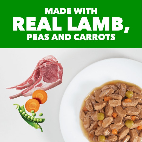 IAMS Proactive Health Adult Beef, Peas and Carrots Recipe Wet Dog Food image 2