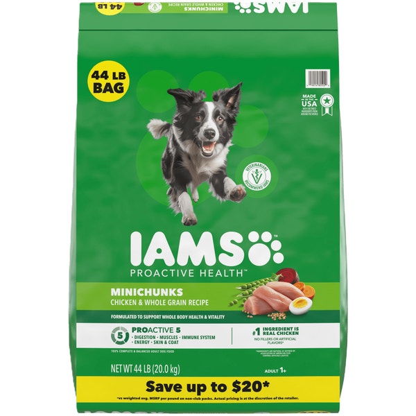IAMS™ MINICHUNKS CHICKEN & WHOLE GRAINS image 1