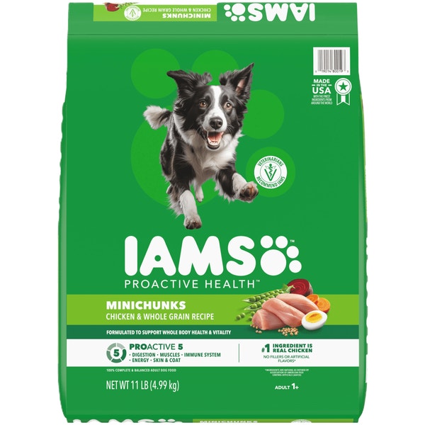 IAMS™ MINICHUNKS CHICKEN & WHOLE GRAINS image 1