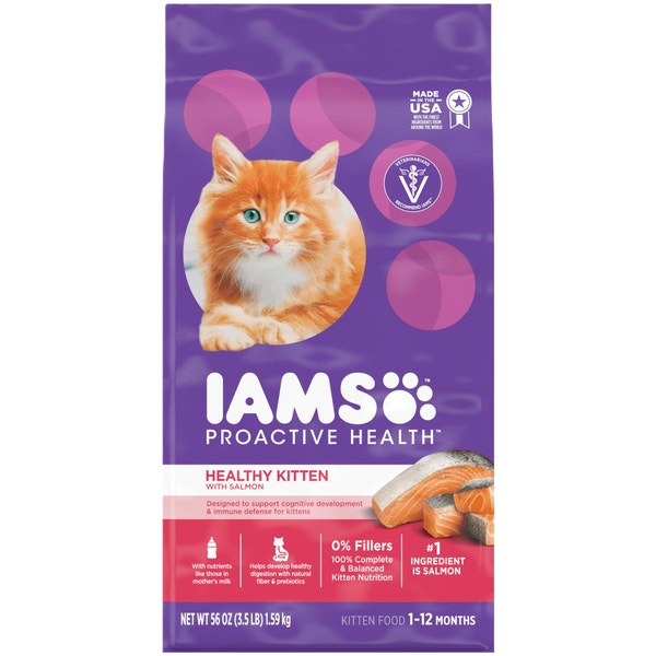 IAMS™ Proactive Health Salmon Dry Kitten Food Recipe image 1