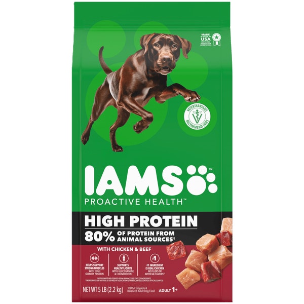 IAMS™ Proactive Health High Protein Chicken and Beef Dry Dog Food image 1