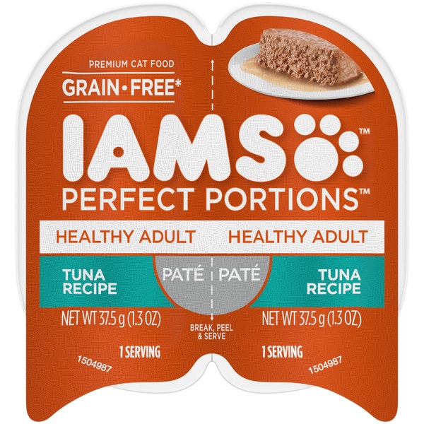 IAMS™ PERFECT PORTIONS™ HEALTHY ADULT PATÉ - TUNA RECIPE image 1