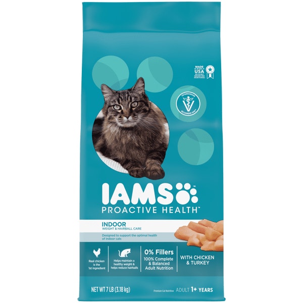 IAMS™ PROACTIVE HEALTH™ ADULT INDOOR WEIGHT & HAIRBALL CARE WITH CHICKEN & TURKEY image 1