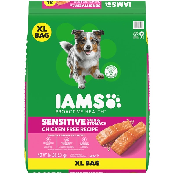 Proactive Health Sensitive Skin & Stomach Adult Dry Dog Food Salmon image 1
