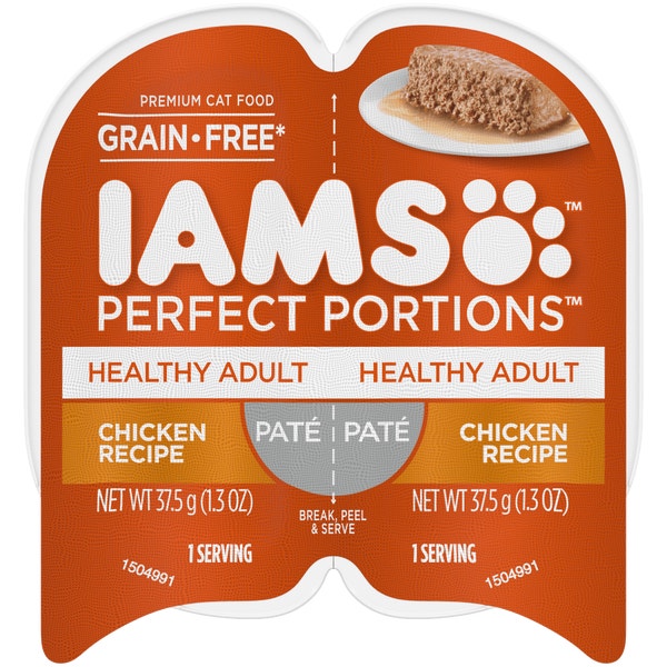 IAMS™ PERFECT PORTIONS™ HEALTHY ADULT PATÉ - CHICKEN RECIPE image 1