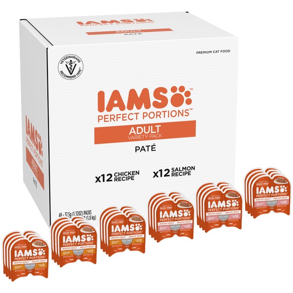 IAMS™ PERFECT PORTIONS™ Healthy Adult Pate Wet Cat Food, Variety Recipe image 1