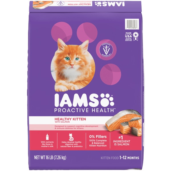 IAMS™ Proactive Health Salmon Dry Kitten Food Recipe image 1