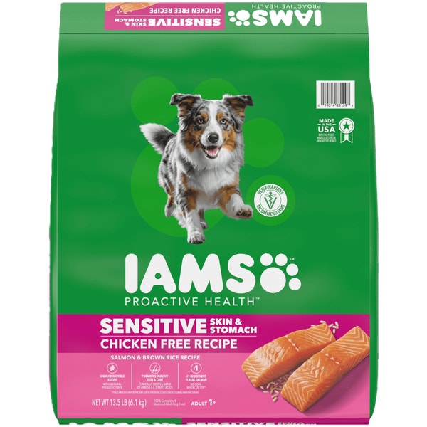 Proactive Health Sensitive Skin & Stomach Adult Dry Dog Food Salmon image 1