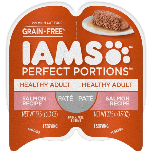 IAMS™ PERFECT PORTIONS™ HEALTHY ADULT PATÉ - SALMON RECIPE image 1
