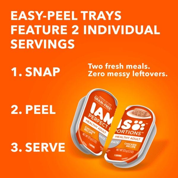 IAMS™ PERFECT PORTIONS™ Healthy Adult Pate Wet Cat Food, Variety Recipe image 3