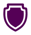 purple shield icon