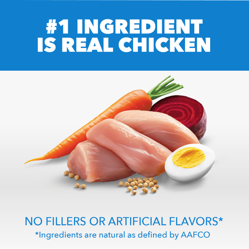 IAMS Proactive Health Healthy Weight Adult Chicken & Whole Grain Recipe Dry Dog Food, (4) 5 Lb Bags ingredients image