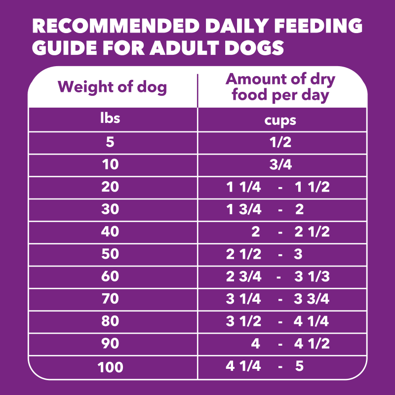 IAMS ADVANCED HEALTH Mobility Support Chicken and Whole Grain Recipe Adult Dry Dog Food, 4.5 lb. Bag feeding guidelines image