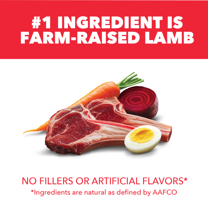 IAMS Proactive Health Adult Minichunks Lamb & Rice Recipe Dry Dog Food, (4) 5 Lb Bags ingredients image