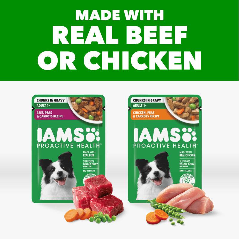 IAMS Proactive Health Adult Wet Dog Food Variety Pack ingredients image