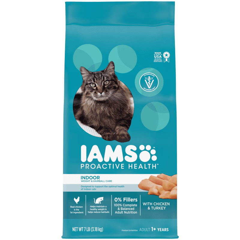 IAMS™ PROACTIVE HEALTH™ ADULT INDOOR WEIGHT & HAIRBALL CARE WITH CHICKEN & TURKEY