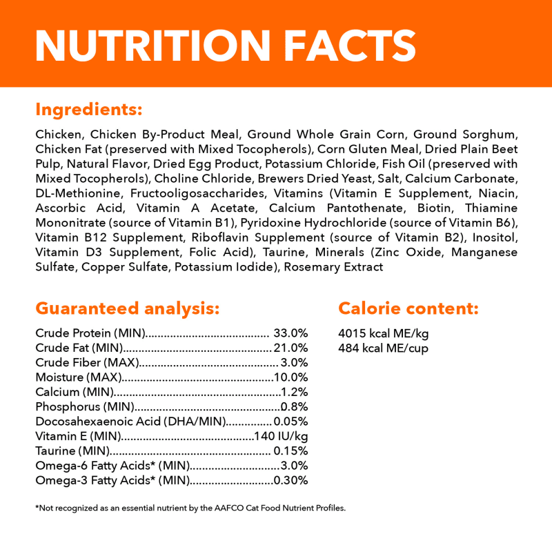 IAMS™ PROACTIVE HEALTH™ HEALTHY KITTEN ingredients image