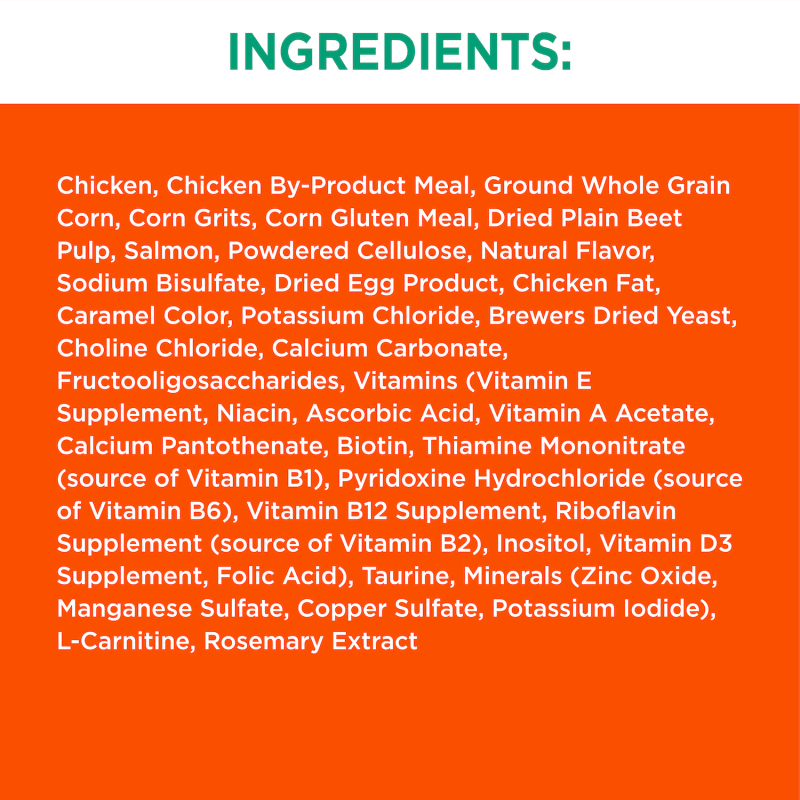 IAMS™ PROACTIVE HEALTH™ HAIRBALL CARE ingredients image
