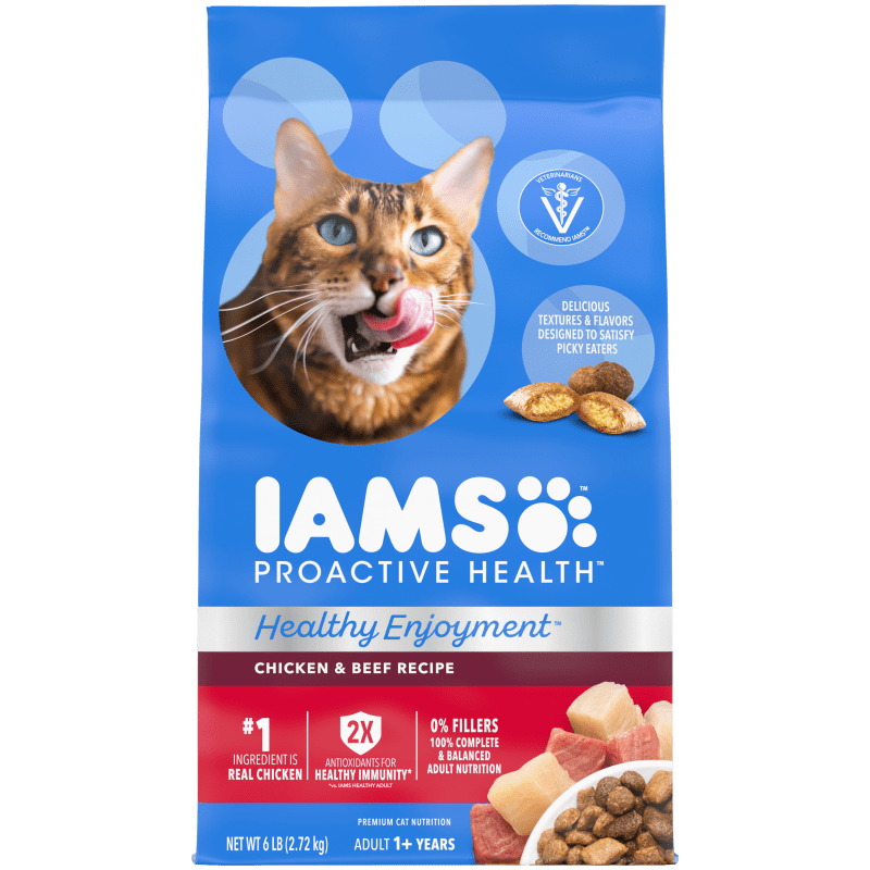 IAMS™ HEALTHY ENJOYMENT™ DRY CAT CHICKEN & BEEF