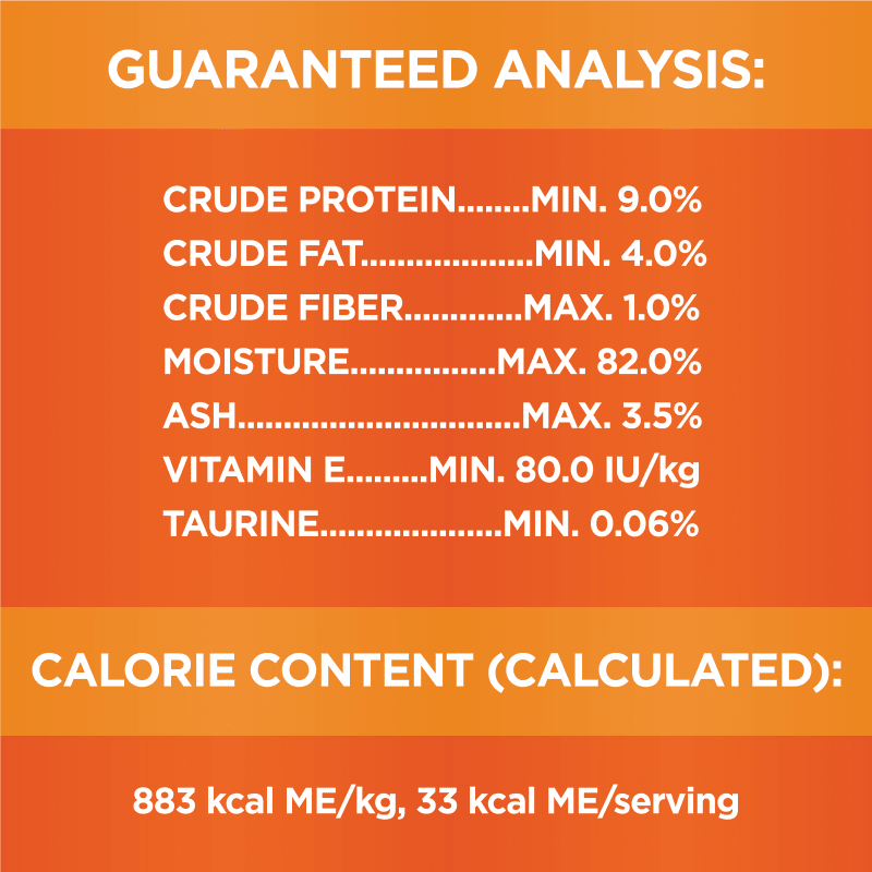 IAMS™ PERFECT PORTIONS™ HEALTHY ADULT CUTS IN GRAVY - CHICKEN RECIPE guaranteed analysis image