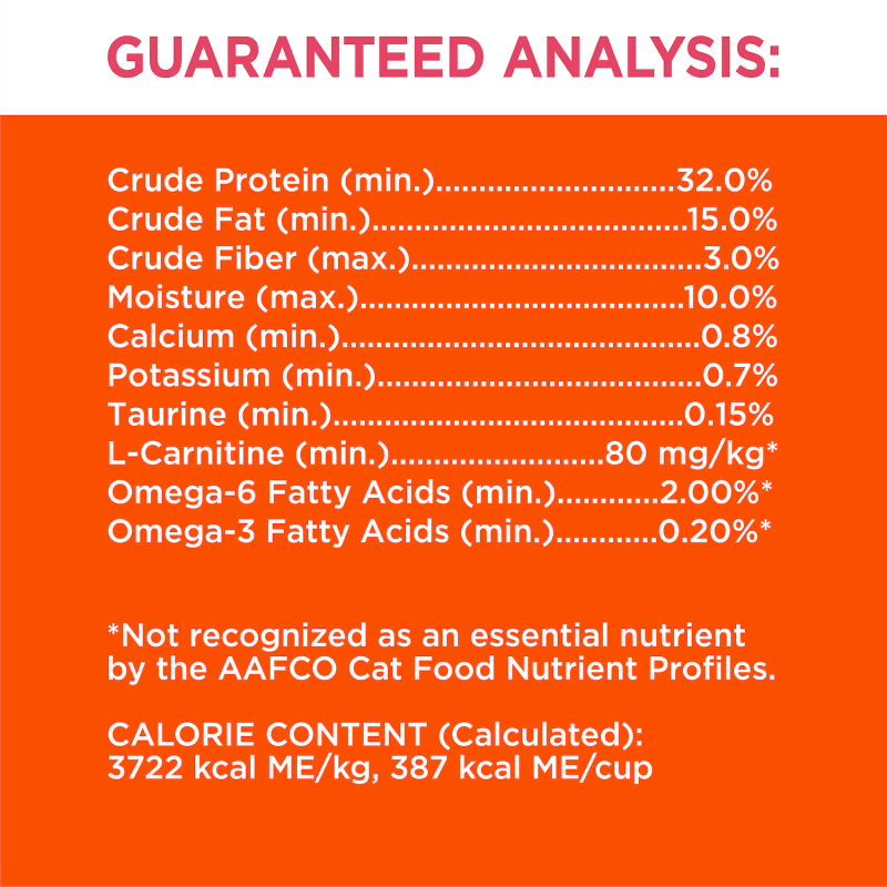 IAMS™ PROACTIVE HEALTH™ HEALTHY ADULT WITH SALMON guaranteed analysis image