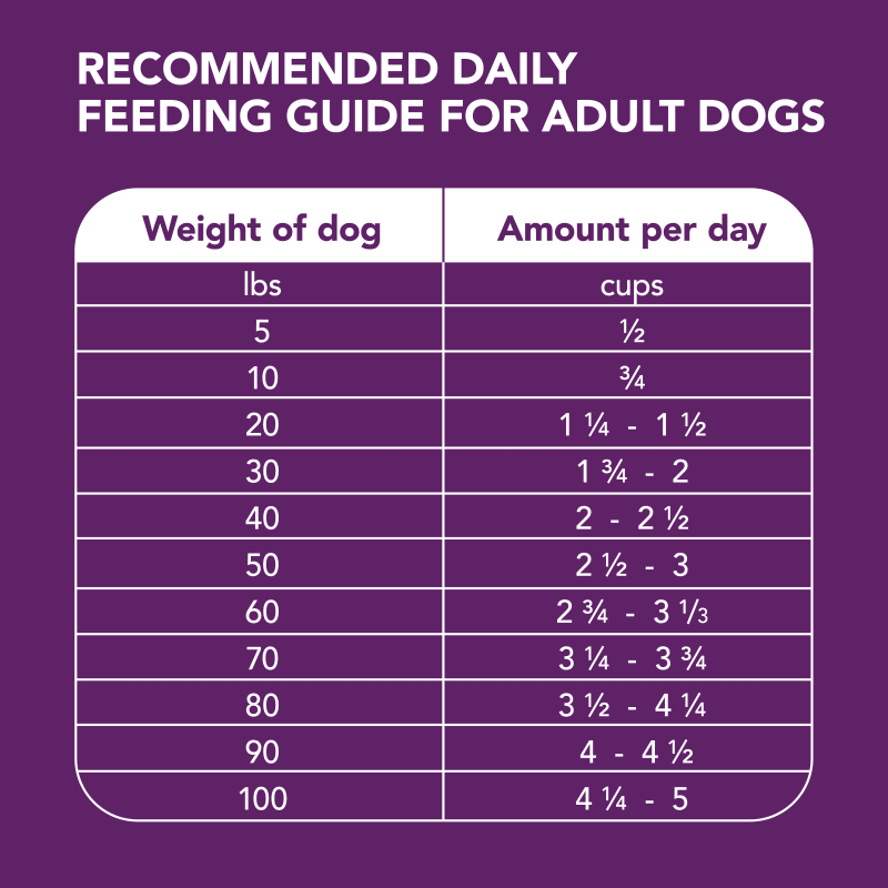 IAMS™ ADVANCED HEALTH™ MOBILITY SUPPORT feeding guidelines image