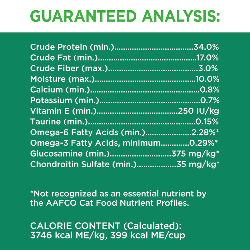 IAMS™ PROACTIVE HEALTH™ HEALTHY SENIOR guaranteed analysis image