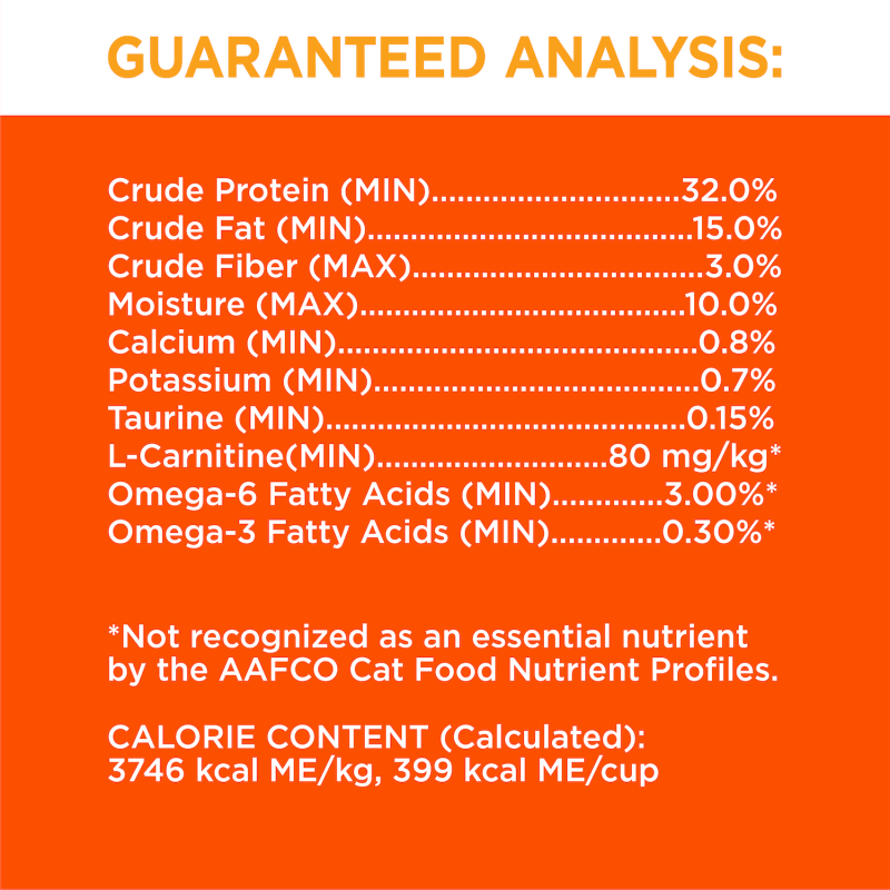 IAMS™ PROACTIVE HEALTH™ HEALTHY ADULT WITH CHICKEN guaranteed analysis image