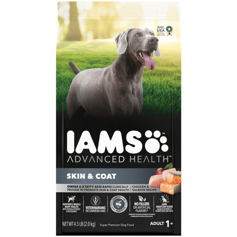 IAMS ADVANCED HEALTH Skin & Coat Chicken and Salmon Recipe Adult
