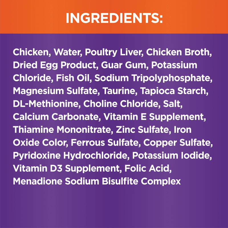 IAMS™ PERFECT PORTIONS™ HEALTHY KITTEN PATÉ - CHICKEN RECIPE ingredients image