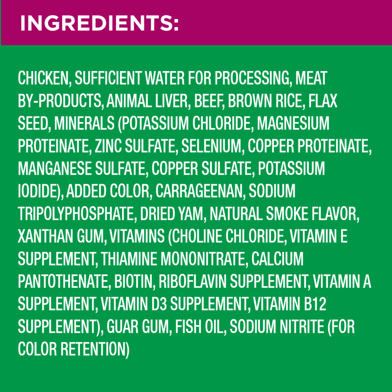 PROACTIVE HEALTH™ WITH BEEF AND RICE CLASSIC GROUND ingredients image