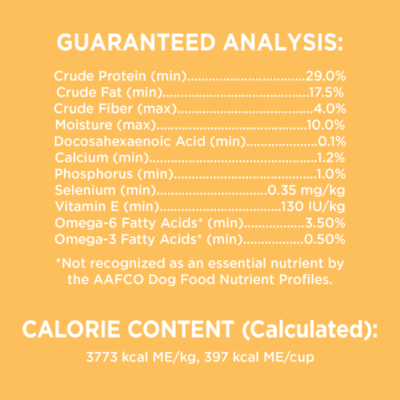 IAMS PROACTIVE HEALTH Smart Puppy Dry Dog Food with Real Chicken, 3.3 lb. Bag guaranteed analysis image