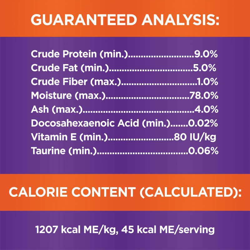 IAMS™ PERFECT PORTIONS™ HEALTHY KITTEN PATÉ - CHICKEN RECIPE guaranteed analysis image