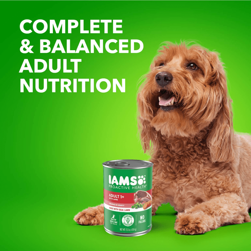IAMS™ ADULT LAMB CHUNKS IN GRAVY guaranteed analysis image