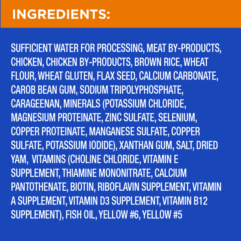 PROACTIVE HEALTH™ SENIOR WITH SLOW COOKED CHICKEN AND RICE CLASSIC GROUND ingredients image