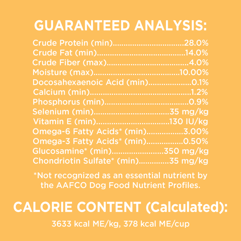 IAMS™ PUPPY LARGE BREED guaranteed analysis image